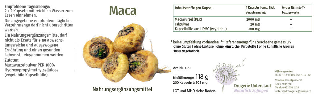 SWIDRO MACA 200 STK