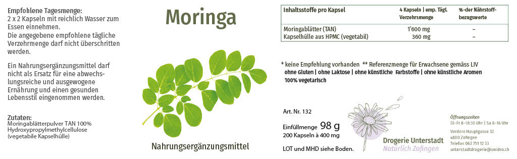 SWIDRO MORINGA 200 STK