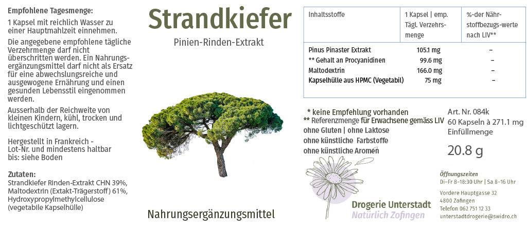 SWIDRO STRANDKIEFER 60 STK