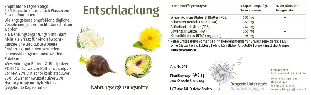 SWIDRO ENTSCHLACKUNG 200 STK