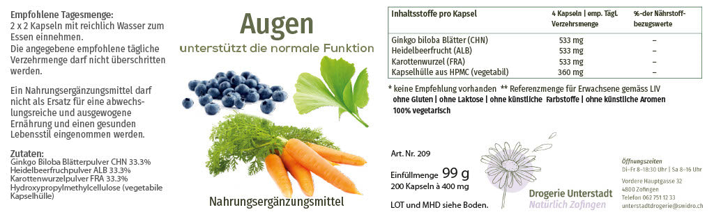 SWIDRO AUGEN-KOMPLEX 200 STK