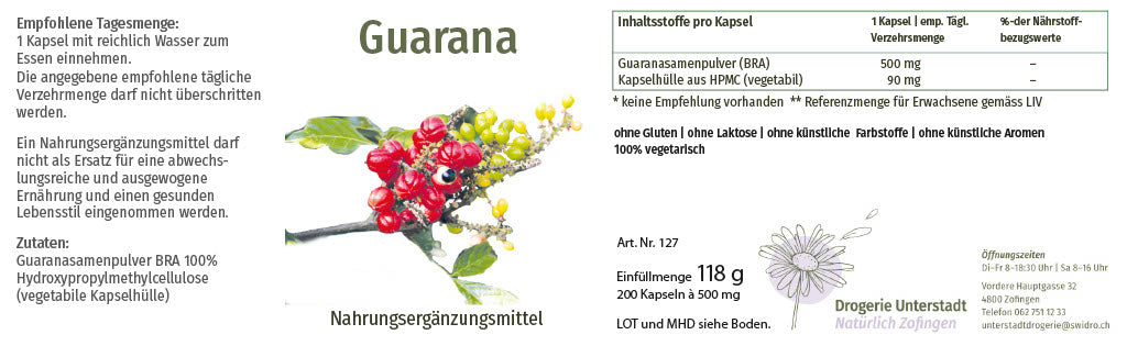 SWIDRO GUARANA 200 STK