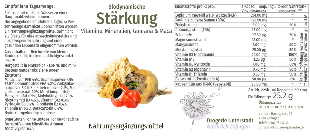 SWIDRO BIODYNAMISCHE STÄRKUNG 100 STK